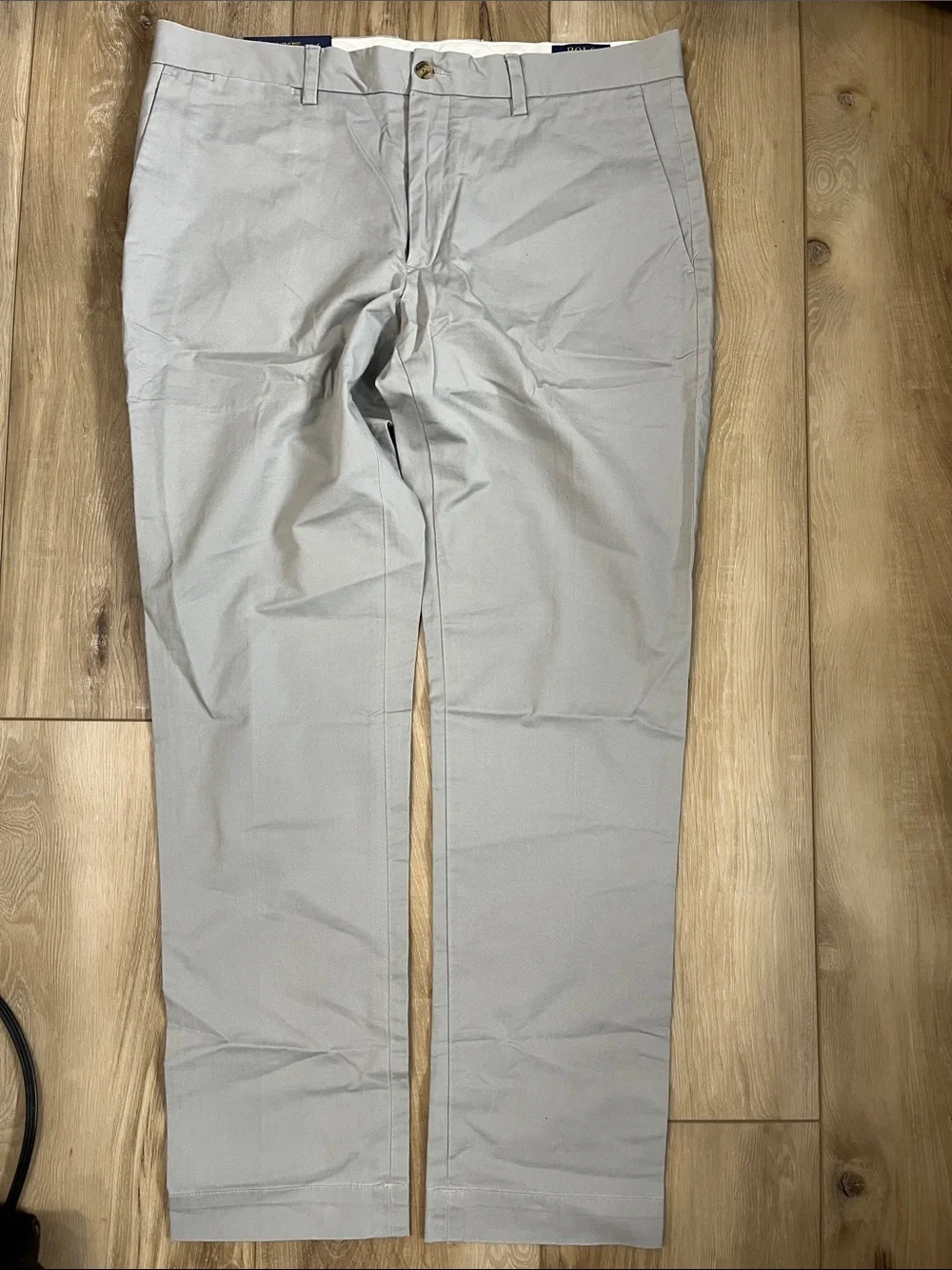 🆕Polo Ralph Lauren chinos stretch slim fit Lt. gray Size 34x30
